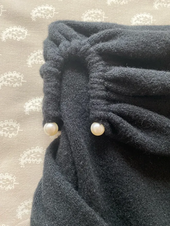 Robe tunique noire Zara épaules dénudées taille 36 - photo numéro 11