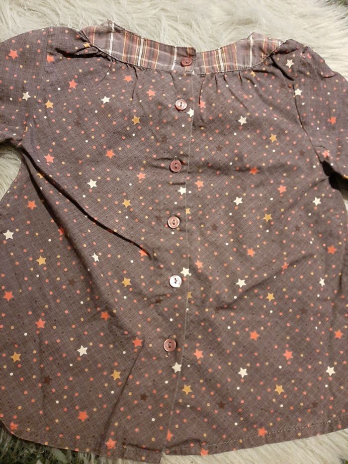 Chemisier blouse étoiles 3 ans sergent major - photo numéro 4