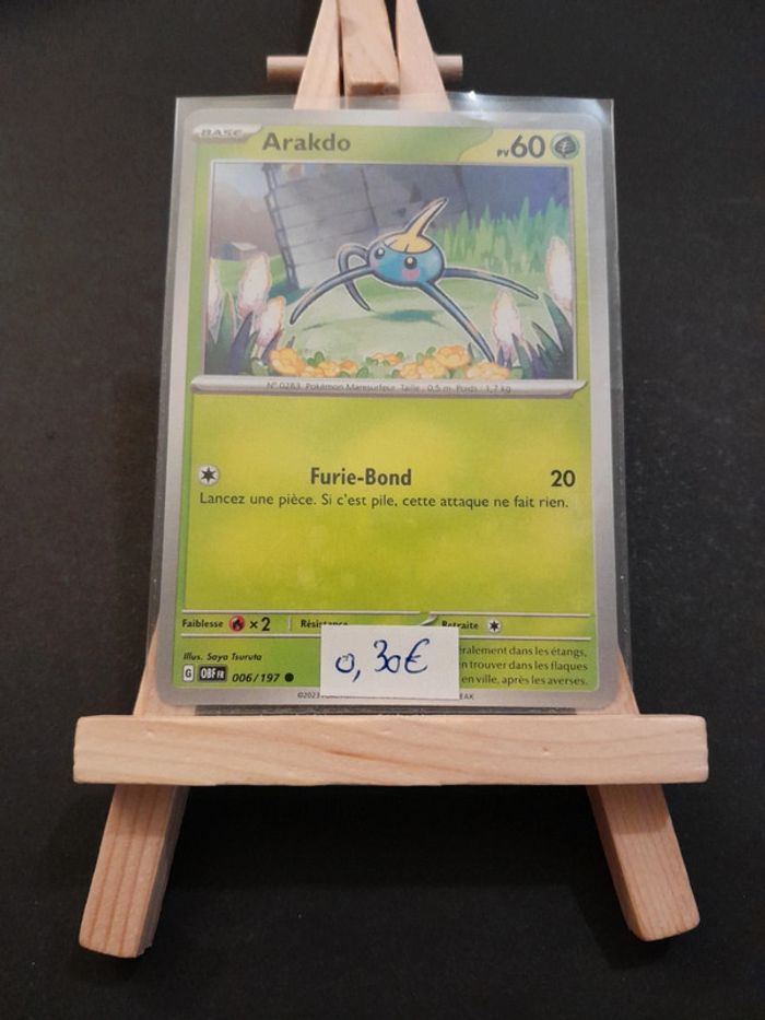 Carte Pokémon Arakdo 6/197