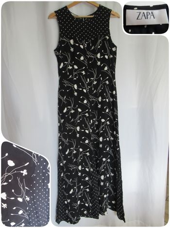 Robe longue imprimé fleuri