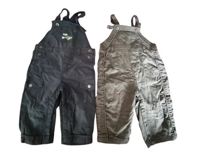 Lots de 2 salopettes 12 mois