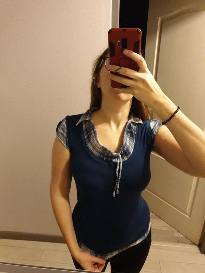 Tee shirt bleu
