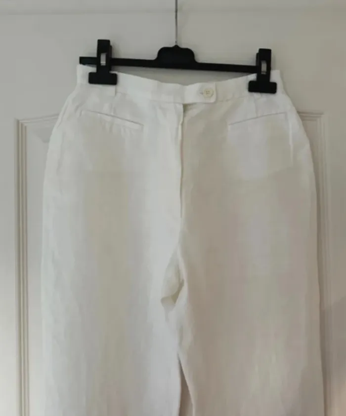 Pantalon en lin neuf Caroll - photo numéro 2