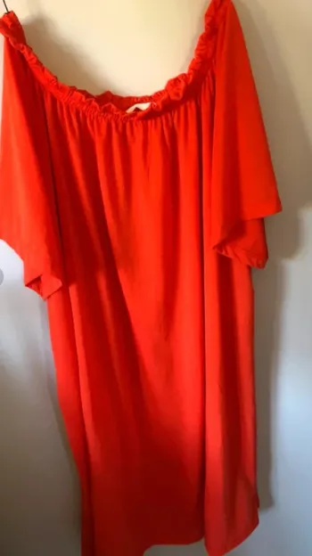 H&M Robe tunique rouge XS