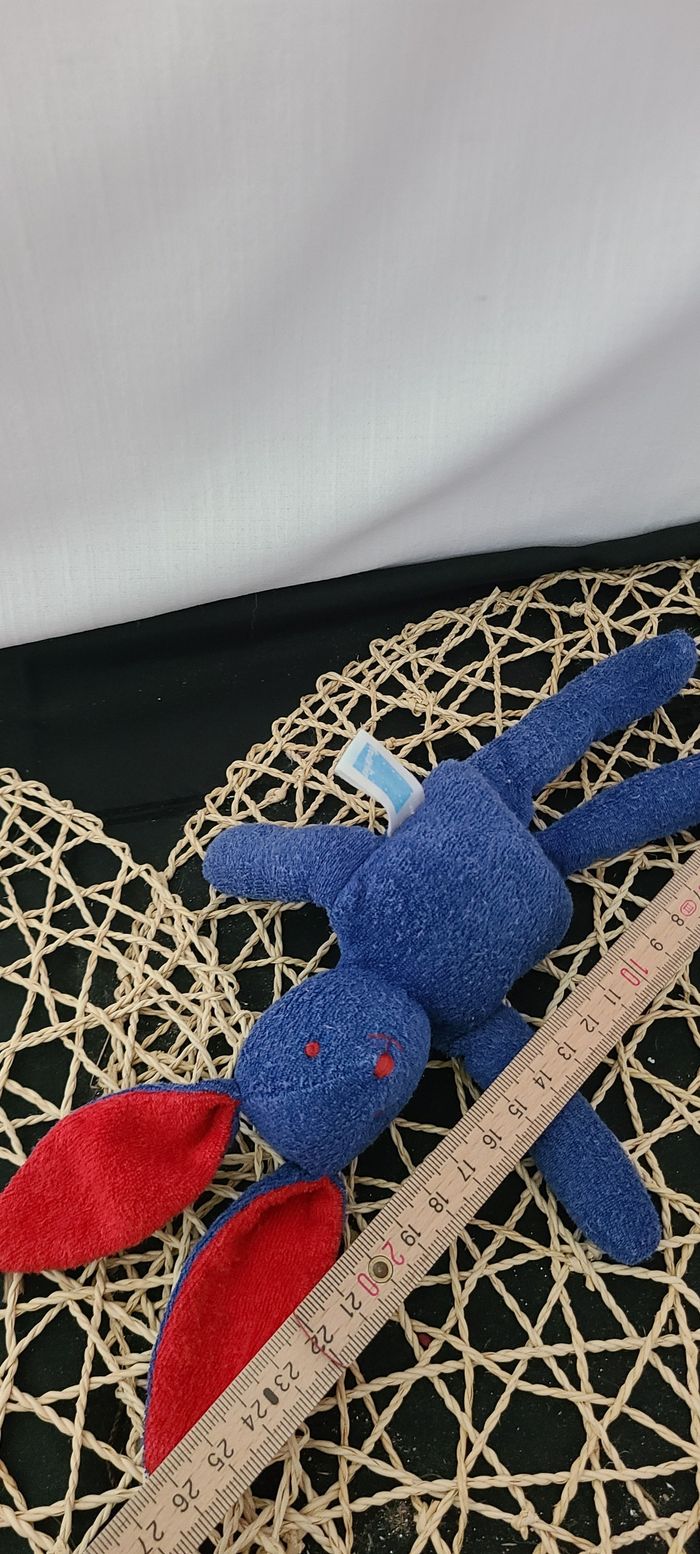 Doudou Lapin bleu Trousselier - photo numéro 4