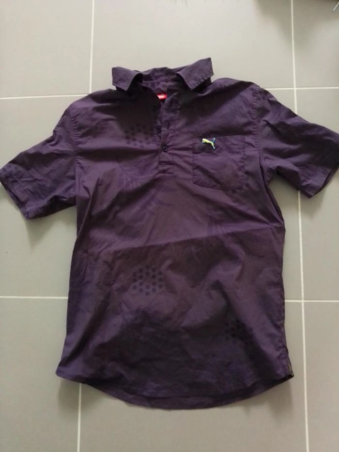 Chemise été manches courtes homme Puma taille S