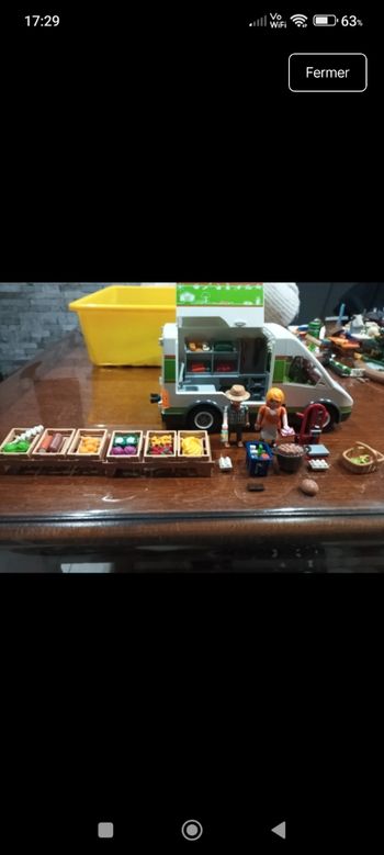Camion de marché playmobil 