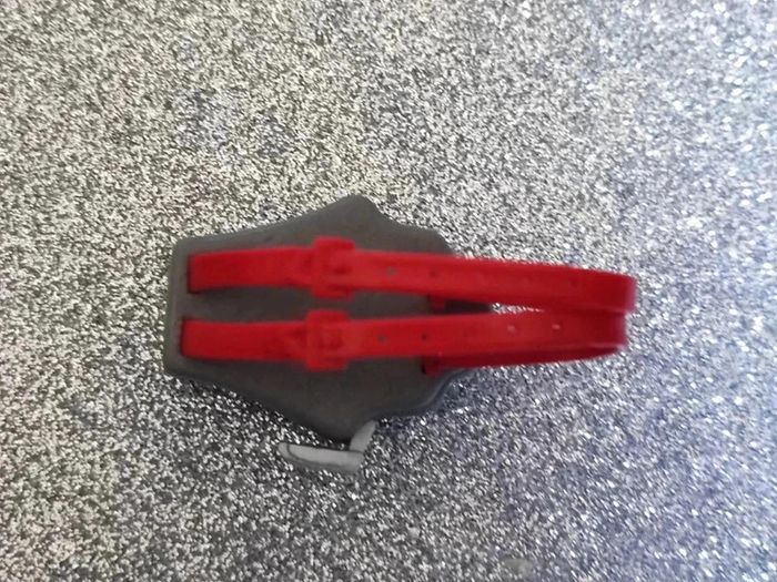 20/ accessoire Monster High sac à dos gris rouge - photo numéro 5