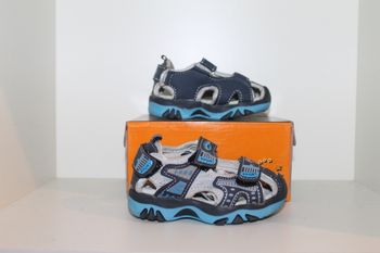 belle sandales bleue et noire 21