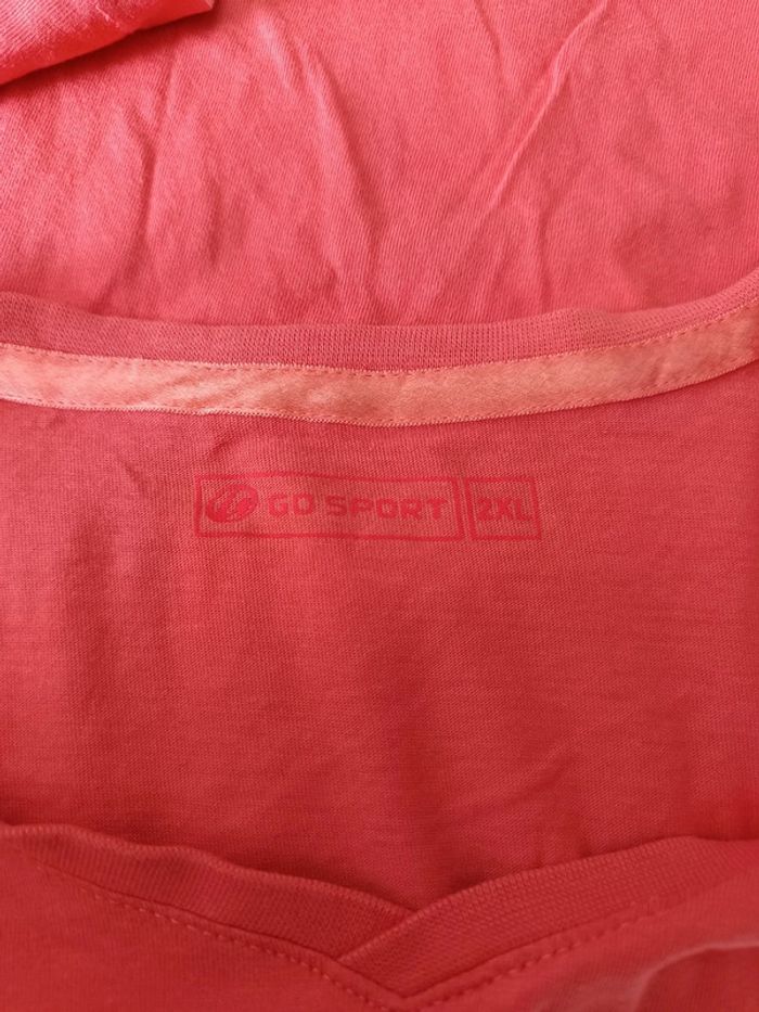 T-shirt corail 2XL - photo numéro 4
