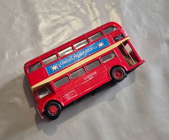 welly miniature rouge n°9930 bus anglais 2 etages