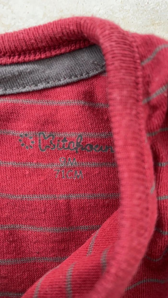 Lot 5 tee-shirts garçon 9 mois - photo numéro 3