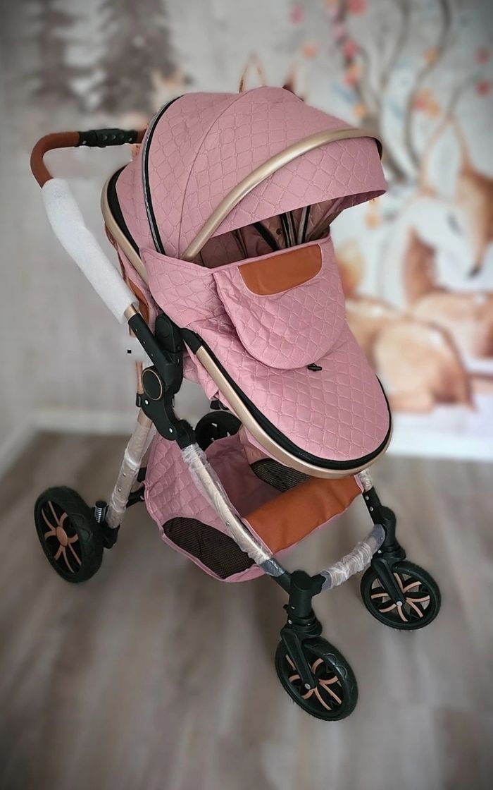 Poussette Trio Évolutive Rose -Complète et Polyvalente 🌸 - photo numéro 9