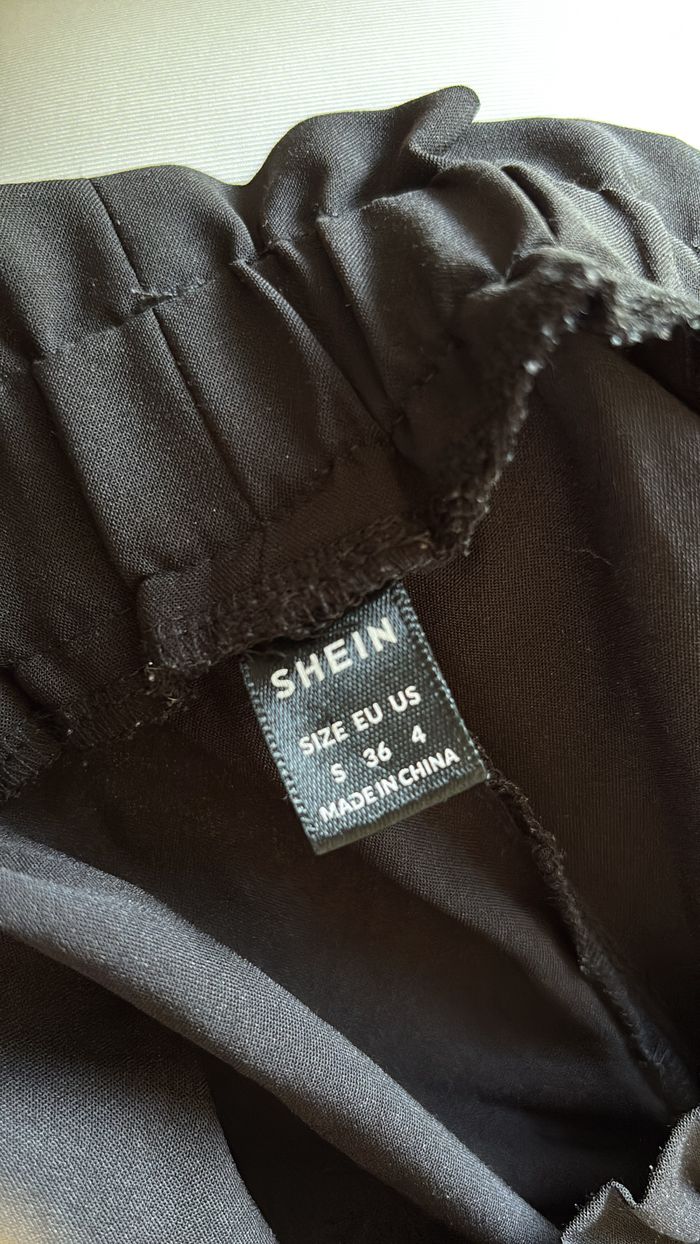 Pantalon noir fluide Shein T36 - photo numéro 3