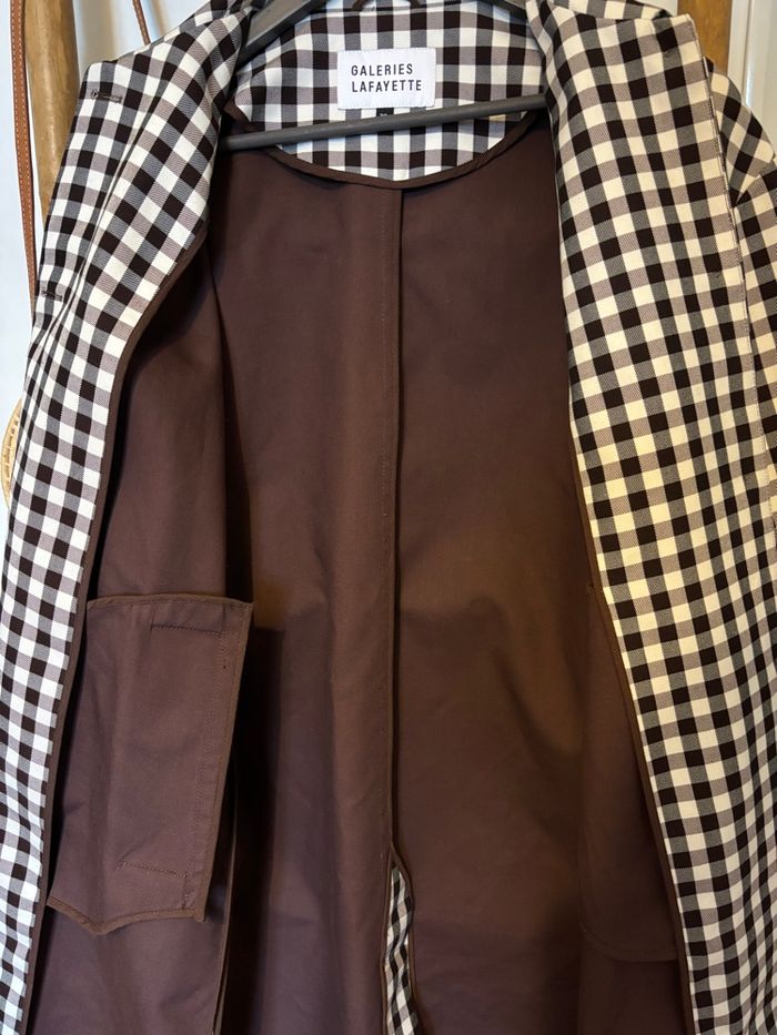 Manteau à carreaux Galeries Lafayette - photo numéro 6