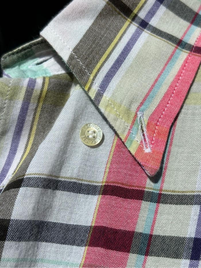 Chemise Lacoste à carreaux – Taille M – 100% coton - photo numéro 6