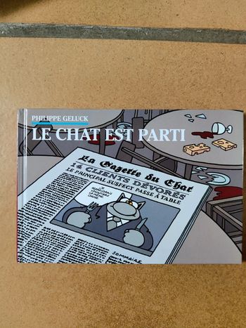Le chat est parti Phillipe Geluck