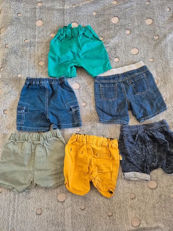 Lot 6 shorts 9 mois - photo numéro 2
