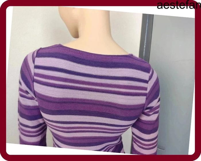 T-shirt Pull (violet), S / 36 / 8 - photo numéro 7