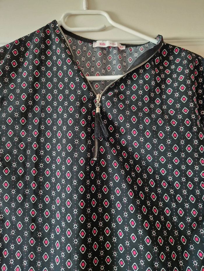 Robe gemo 8 ans noir et rose - photo numéro 2