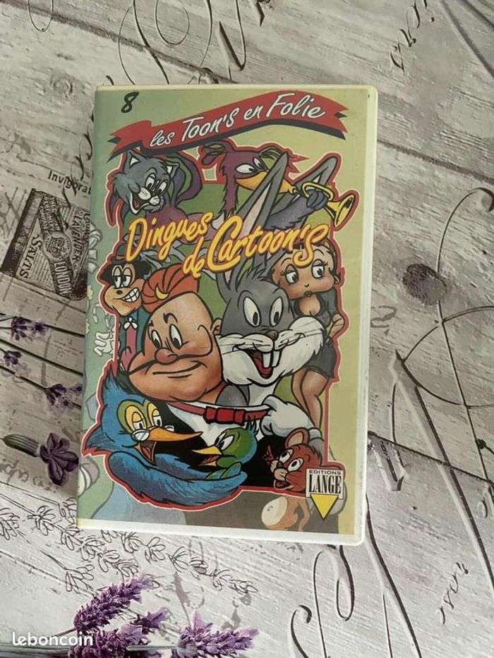 Lot de 2 VHS – Les Toon's en Folie (Éditions Lange) - photo numéro 2