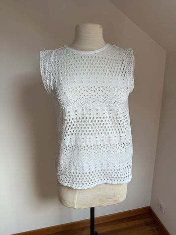 Superbe blouse en dentelle ajourée Morgan 🌸 38 M