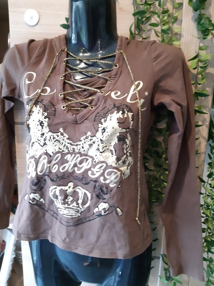 Top marron - photo numéro 2