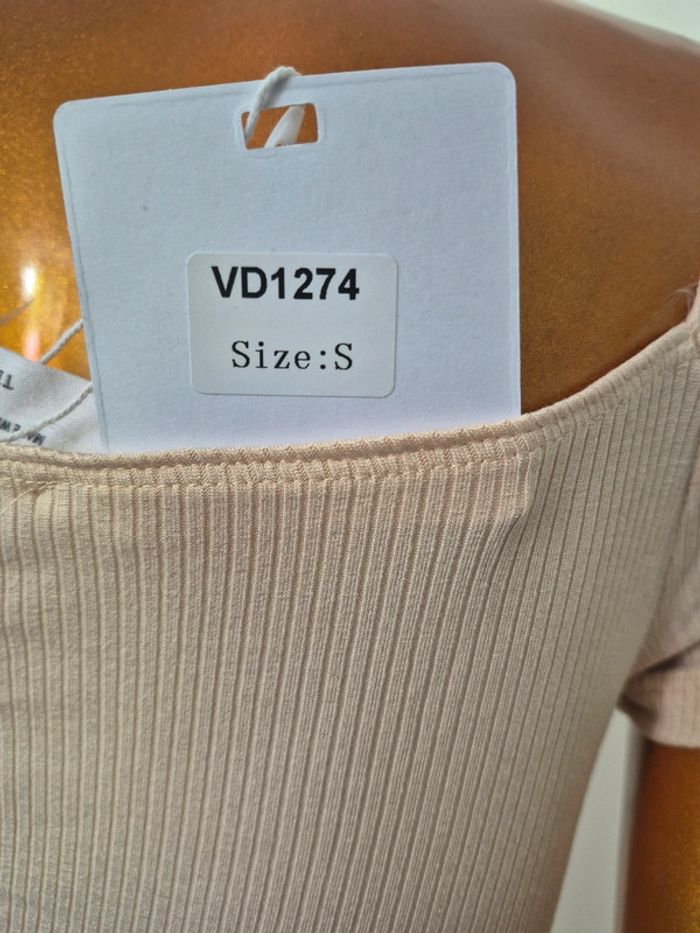 Body Femme Beige Taille S/36 - photo numéro 3