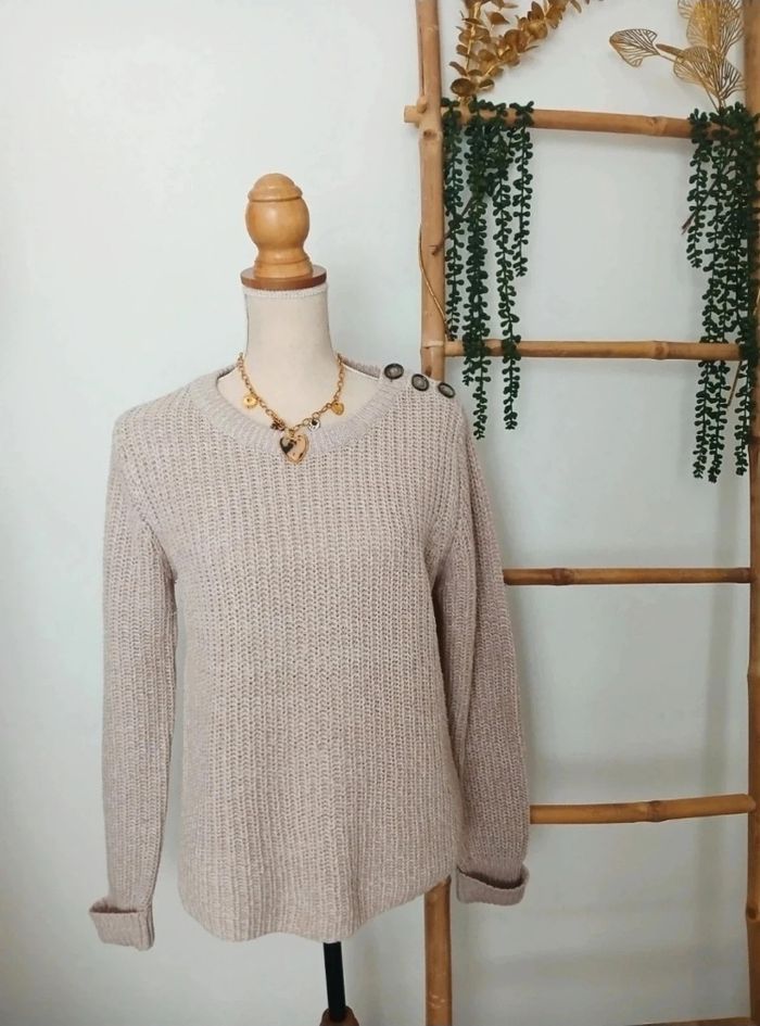 Pull beige femme - photo numéro 2