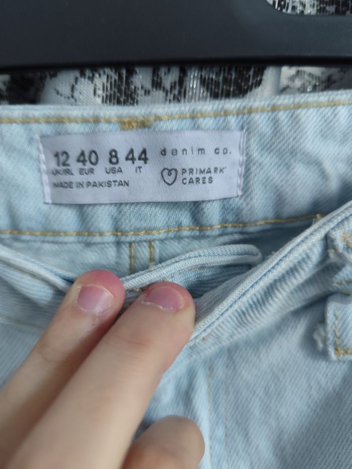 Pantalon en jeans jambes larges neuf Primark taille 40 - photo numéro 6