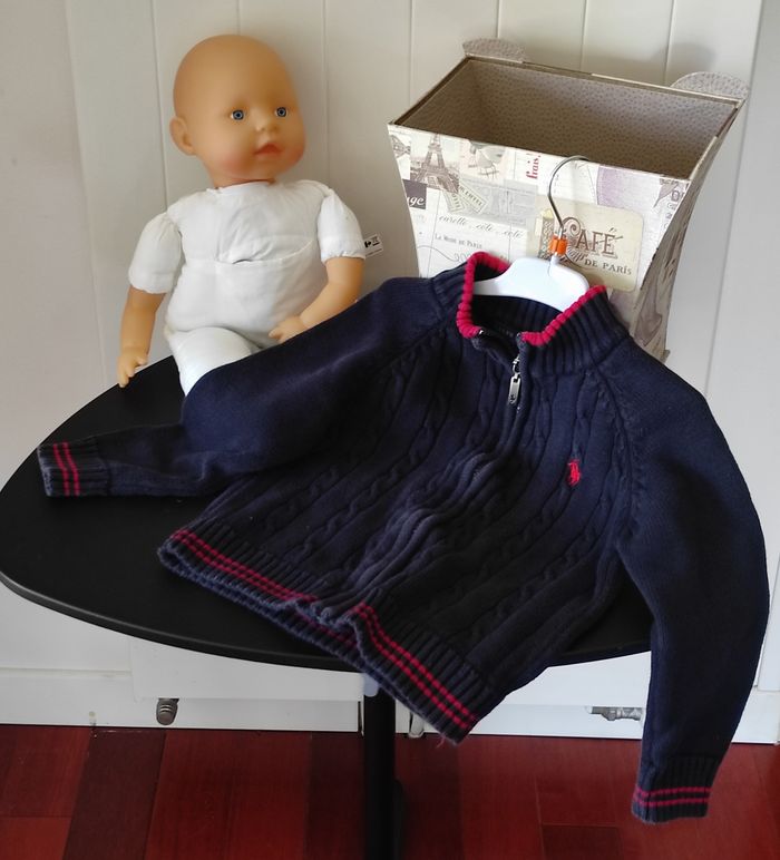 Gilet zippé garçon – 4 ans (US polo)