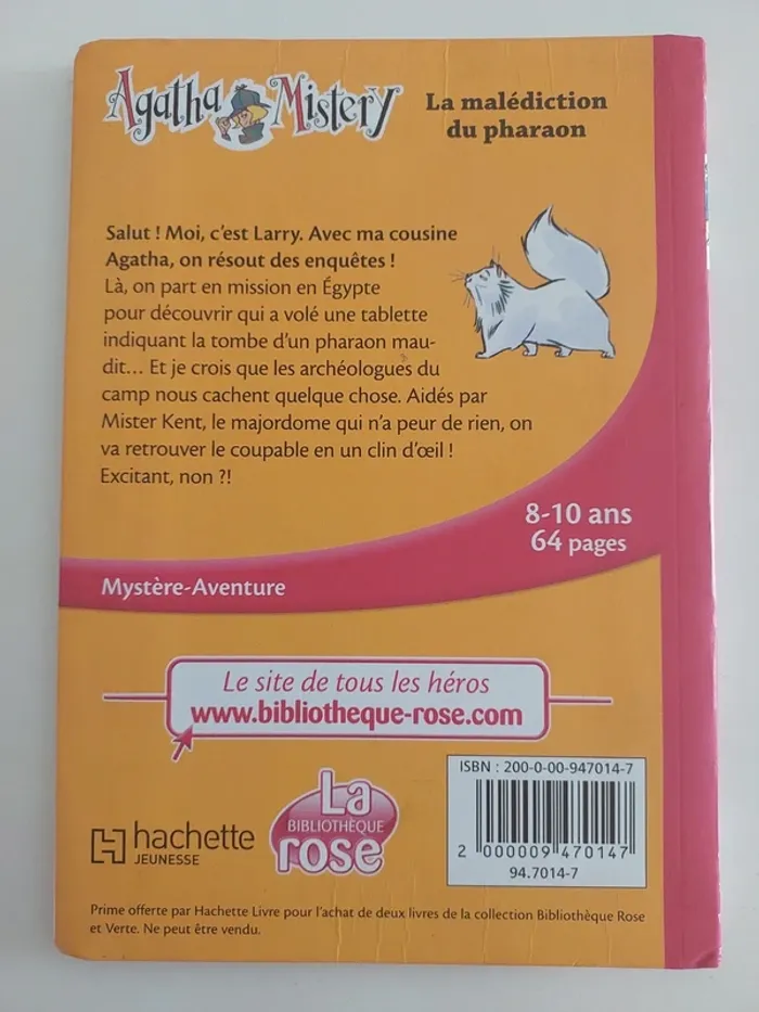 Agatha Mistery, la malédiction du pharaon - photo numéro 2