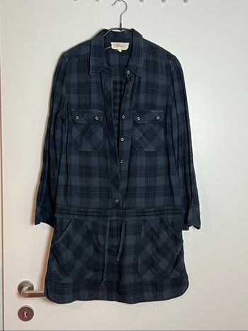 Robe chemise à carreaux