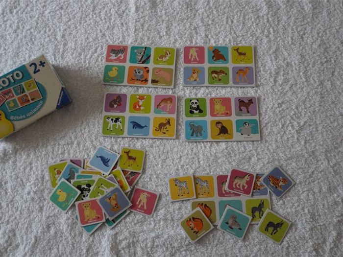 Jeu "Loto Bébés animaux" Ravensburger pour enfants (2 ans+) - photo numéro 3