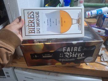 Lot bière maison création livre coffret