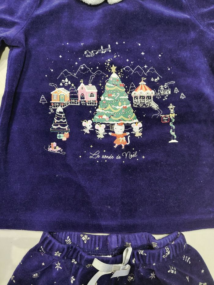 Pyjama chaud 2 pièces Noël Sergent Major taille 3 ans 98 cm - photo numéro 2
