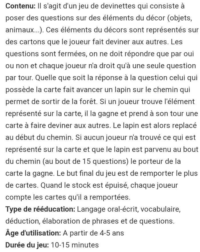 Jeu La forêt mystérieuse - photo numéro 5