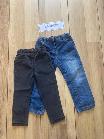 Lot jeans 2 ans