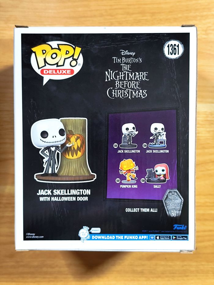 Funko Pop! Deluxe Jack Skellington With Halloween Door #1361 (The Nightmare Before Christmas) - photo numéro 3