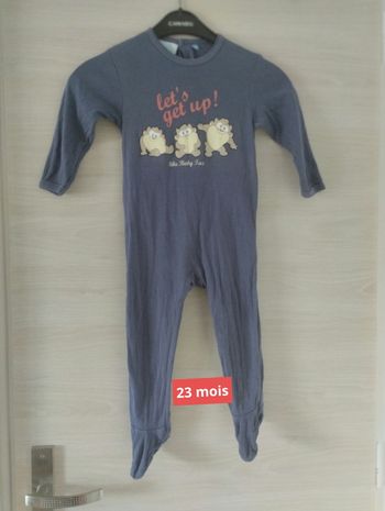 Pyjama coton taille 23 mois