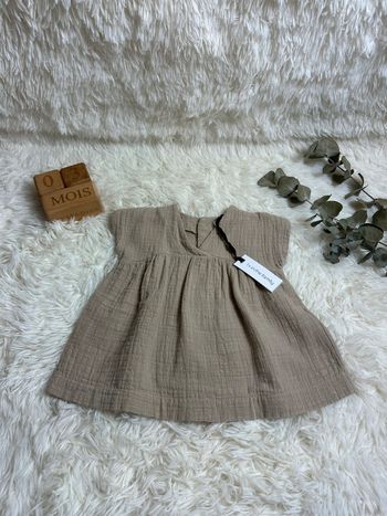 Robe gaze de coton taille 3 mois 1+ in the family