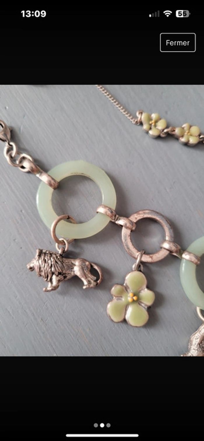 Ensemble sautoir et bracelet pilgrim - photo numéro 2