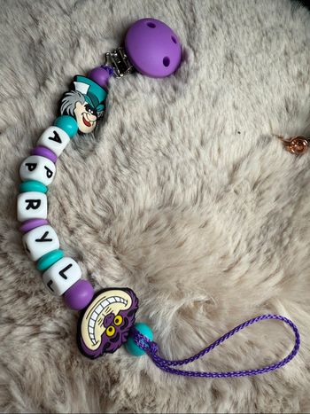 Attache tétine Alice aux pays des merveilles