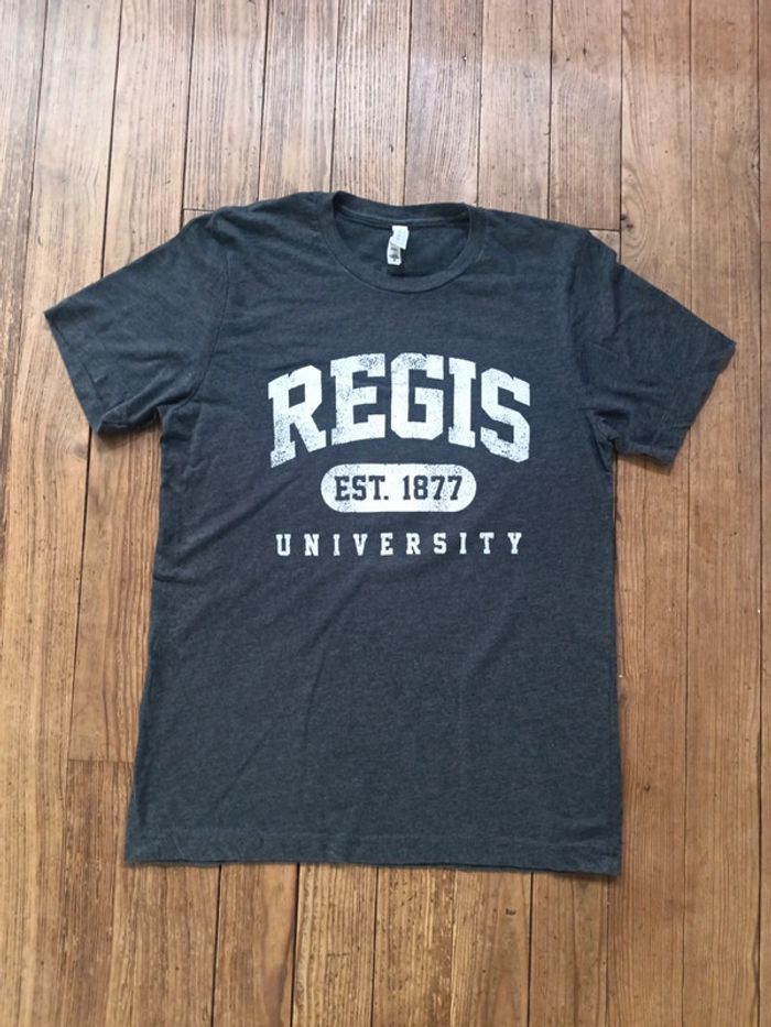 T-shirt manches courtes Regis university gris foncé Taille M