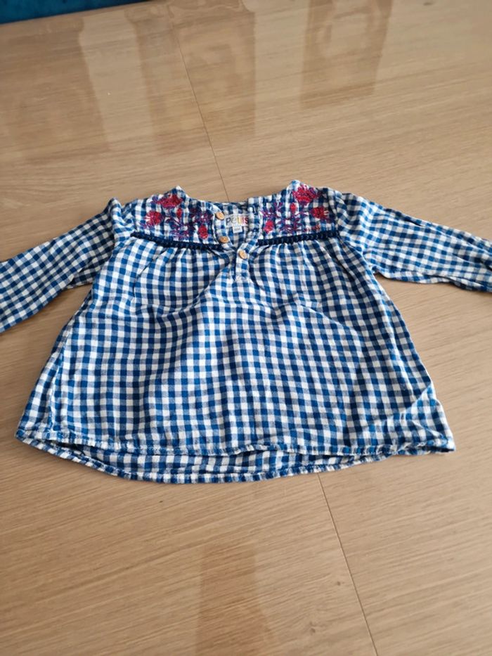 Blouse bleu