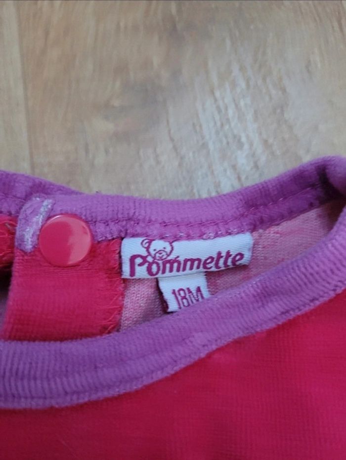 Pyjama velours Pommette 18 mois - photo numéro 3