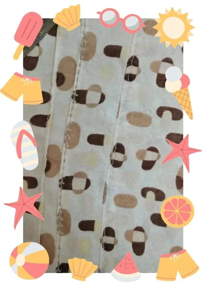 Chemisier / chemise manches courtes motifs vintage - photo numéro 3