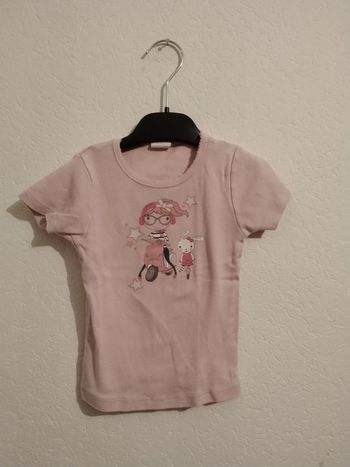 maillot de corps rose fille 2 ans