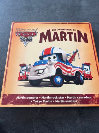 Livre cars Disney les aventures de Martin