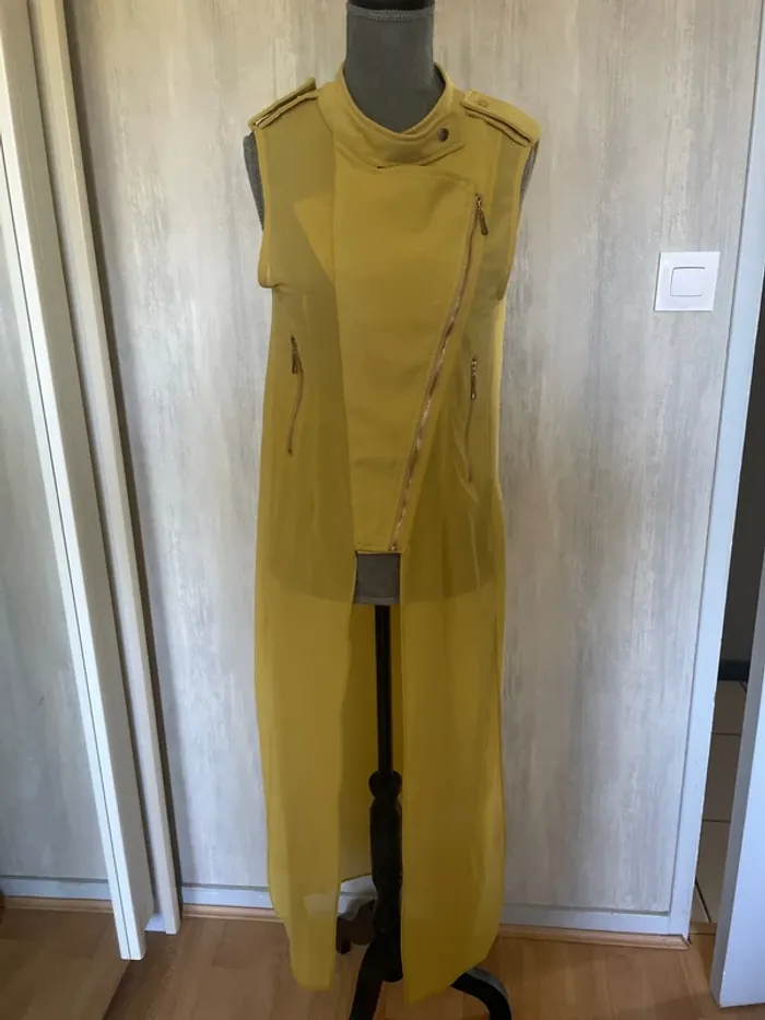 Veste gilet en tulle